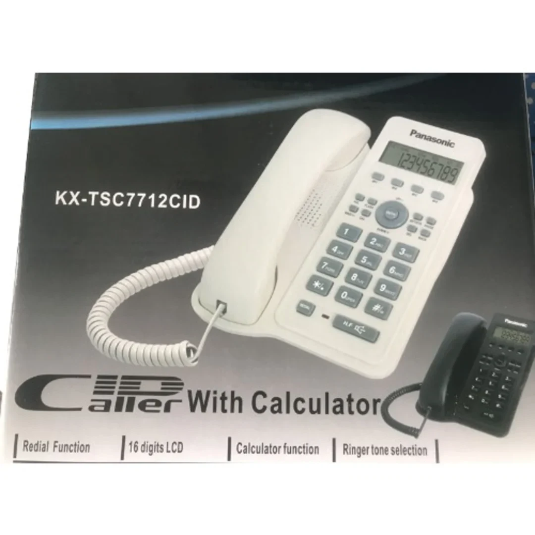 Panasonic  Intercom KX-TSC7712CID + Caller ID And Calculator