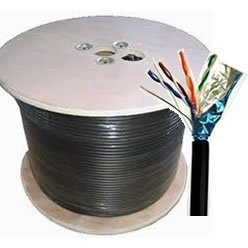 Outdoor Shielded Cat5e FTP Cable(1000') - Datacomm Express