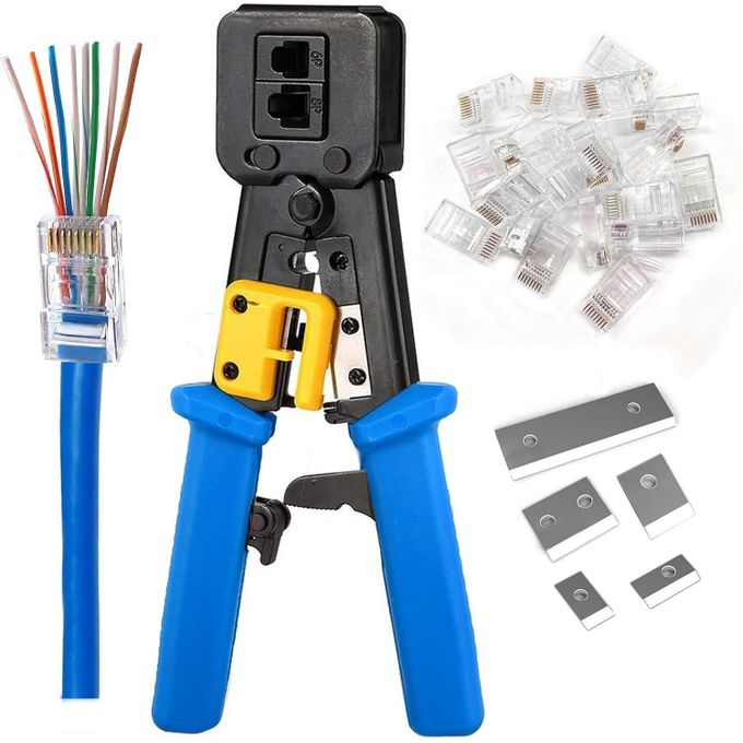 Generic RJ45 Crimping Tool + 20PCS RJ45 Cat6 Connectors